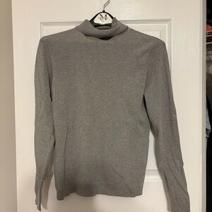 Chico's Turtleneck Sweater in Light Gray